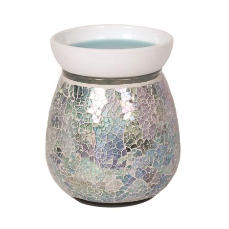 Aroma Blue Crackle Electric Wax Melt Warmer  £16.19