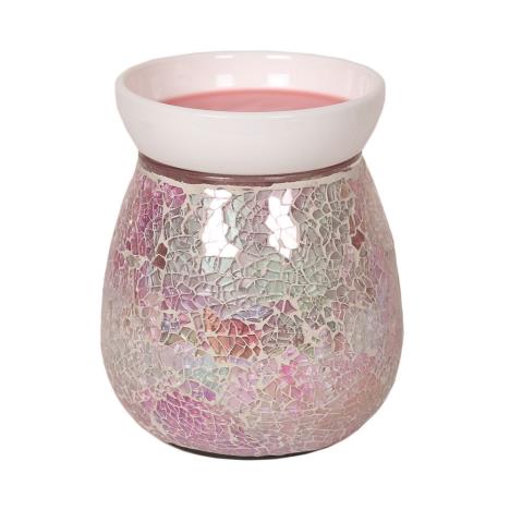 Aroma Pink Crackle Electric Wax Melt Warmer  £16.19