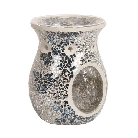 Blue & Silver Crackle Wax Melt Warmer  £11.69