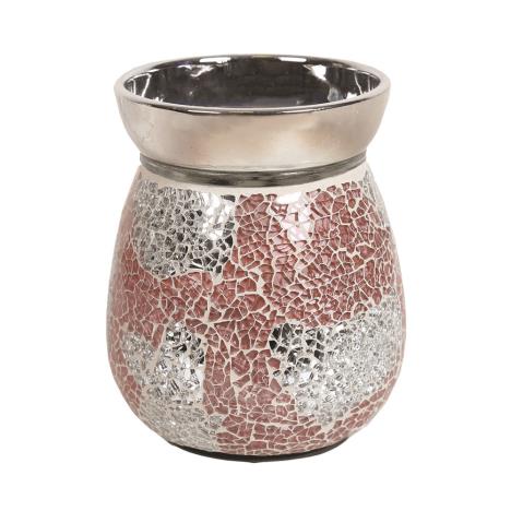 Aroma Coral & Silver Crackle Electric Wax Melt Warmer  £16.19