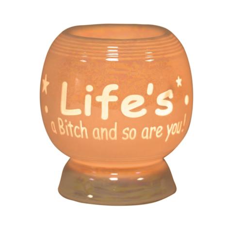 Aroma &#39;Life&#39;s A B**ch&#39; Electric Ceramic Wax Melt Warmer
