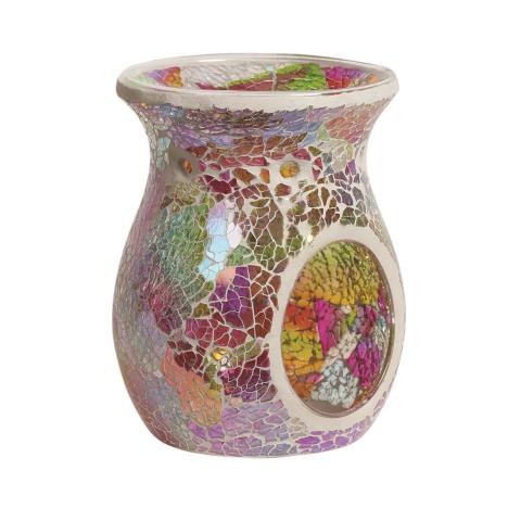 Aroma Rainbow Crackle Ceramic Wax Melt Warmer  £13.04