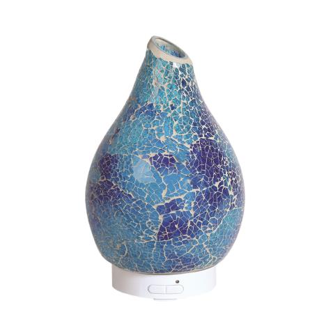 Aroma Azure Crackle Ultrasonic Electric Oil Diffuser  £29.69