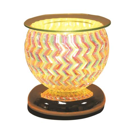 Aroma Zig-Zag Lustre Cup Touch Electric Wax Melt Warmer  £19.34
