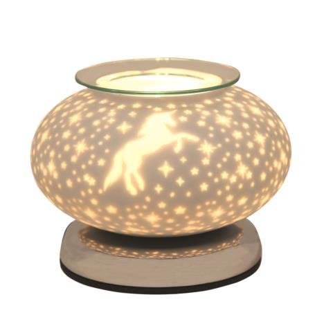 Aroma Unicorn Satin Ellipse Touch Electric Wax Melt Warmer