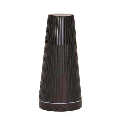 Aroma LED Dark Wood Effect Chimney Ultrasonic Electric Oil Diffuser