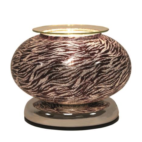 Aroma Zebra Print Ellipse Touch Electric Wax Melt Warmer