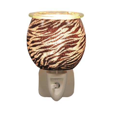 Aroma Zebra Print Plug In Wax Melt Warmer