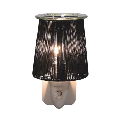 Aroma Black Voile Plug In Wax Melt Warmer  £12.59