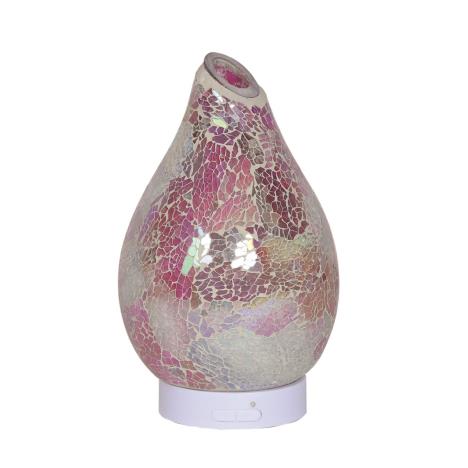 Aroma Pink Crackle Ultrasonic Electric Oil Diffuser  £29.69
