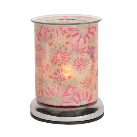 Aroma Pink Burst Floral Touch Electric Wax Melt Warmer