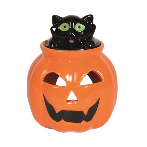 Aroma Pumpkin with Black Cat Wax Melt Warmer  £7.64