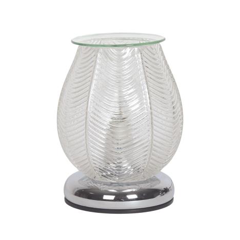 Aroma Clear Lustre Ribbed Electric Wax Melt Warmer