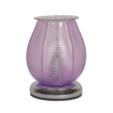 Aroma Lilac Lustre Ribbed Electric Wax Melt Warmer