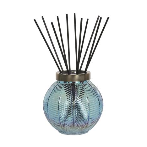 Aroma Aqua Lustre Glass Large Reed Diffuser &amp; 50 Fibre Reeds