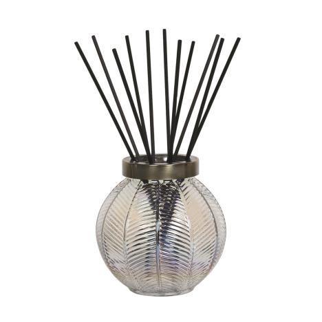 Aroma Clear Lustre Glass Large Reed Diffuser &amp; 50 Fibre Reeds