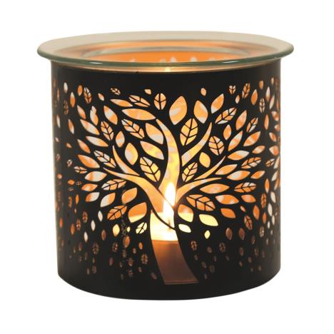 Aroma Black Tree of Life Jar Sleeve &amp; Wax Melt Warmer