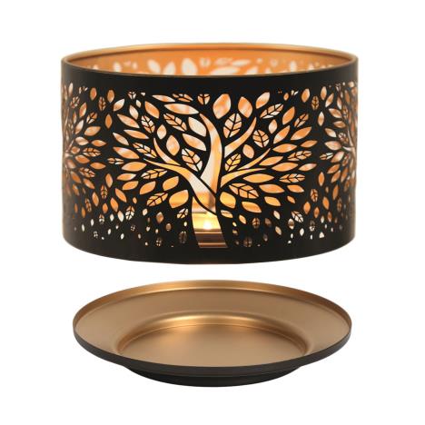 Aroma Silhouette Black Tree of Life Shade &amp; Tray