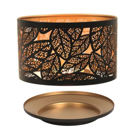 Aroma Silhouette Black Leaves Shade & Tray  £13.04
