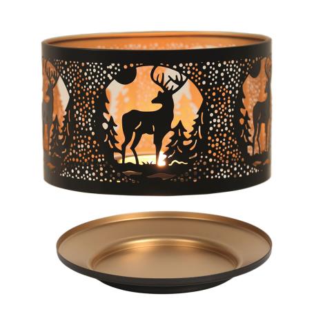 Aroma Silhouette Black Stag Shade &amp; Tray