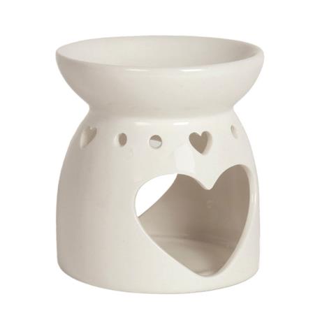 Aroma Heart White Ceramic Wax Melt Warmer  £4.04