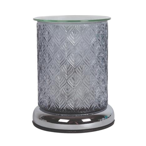 Aroma Grey Leaf Touch Electric Wax Melt Warmer