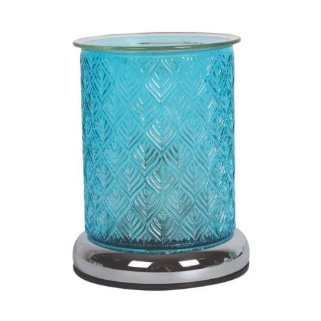 Aroma Teal Leaf Touch Electric Wax Melt Warmer