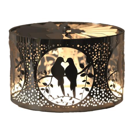 Aroma Silhouette Silver Carousel Doves Shade   £11.69
