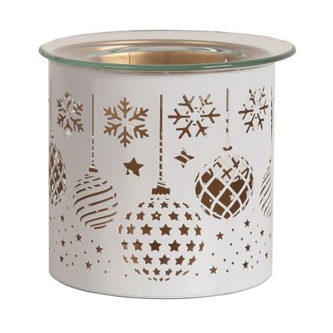 Aroma White Baubles Jar Sleeve &amp; Wax Melt Warmer