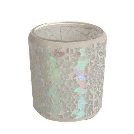 Aroma Pearl Crackle Tealight &amp; Votive Holder
