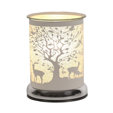 Aroma White Woodland Deer Cylinder Electric Wax Melt Warmer