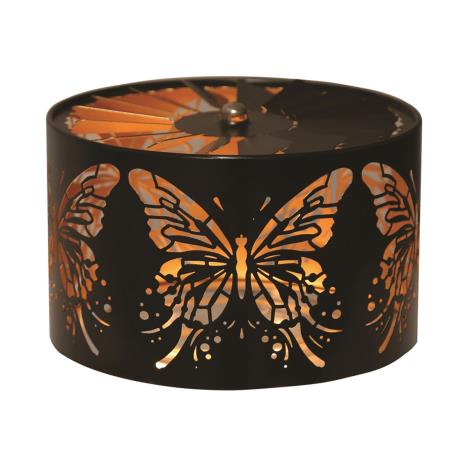 Aroma Silhouette Black &amp; Gold Carousel Butterfly Shade