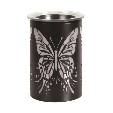Aroma Black Butterfly Colour Changing Electric Wax Melt Warmer