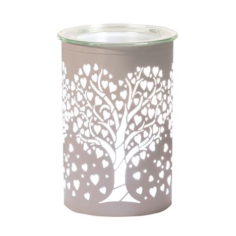 Aroma White Heart Tree Electric Wax Melt Warmer
