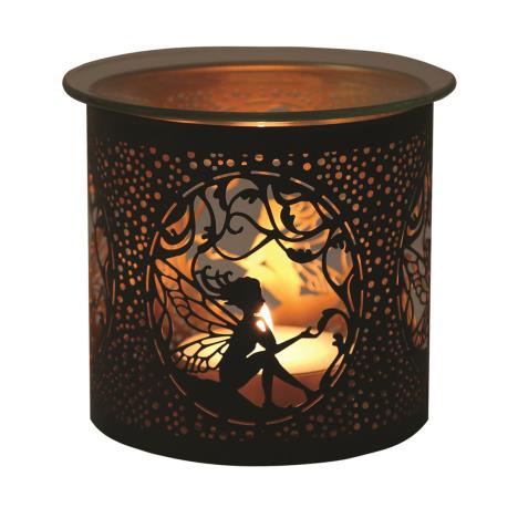Aroma Black &amp; Gold Fairy Jar Sleeve &amp; Wax Melt Warmer