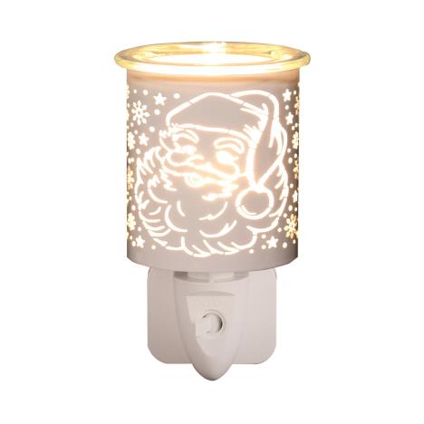 Aroma White & Gold Santa Plug In Wax Melt Warmer  £13.04