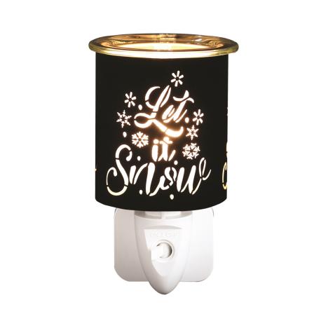 Aroma Black & Gold Let It Snow Plug In Wax Melt Warmer  £13.04
