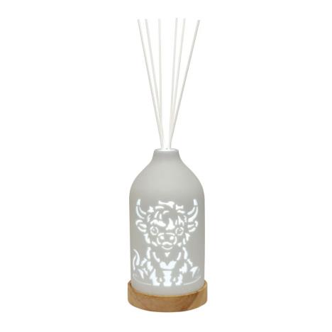 Woodbridge Highland Cow LED Light up Reed Diffuser  £17.09