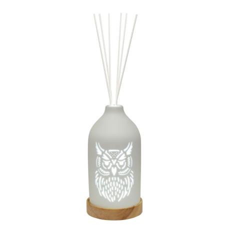 Woodbridge Owl LED Light up Reed Diffuser  £17.09