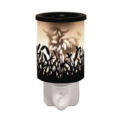 Aroma Black Highland Cow Plug In Wax Melt Warmer  £13.04