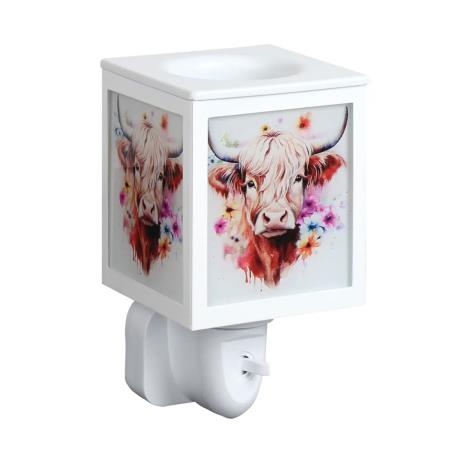 Aroma Highland Cow Square Plug In Wax Melt Warmer  £13.04