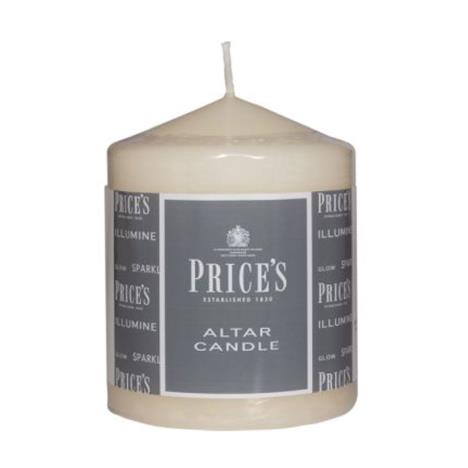 Price&#39;s Ivory Pillar Candle 10cm x 8cm