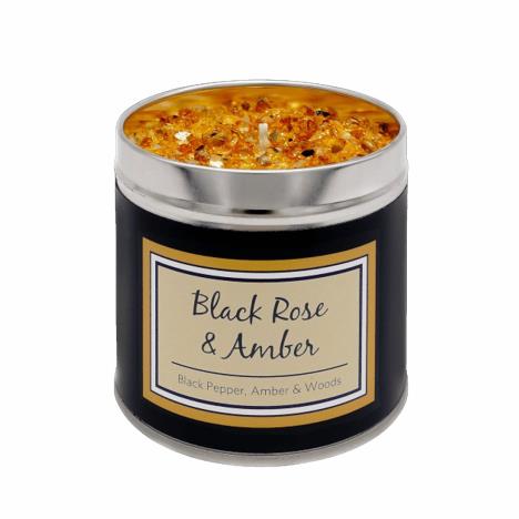 Best Kept Secret Black Rose &amp; Amber Tin Candle