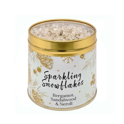 Best Kept Secrets Sparkling Snowflakes Elegance Tin Candle