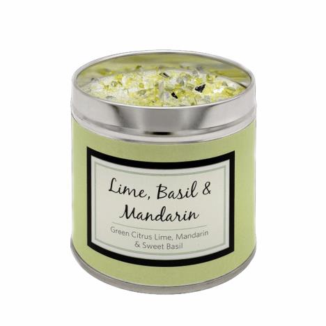 Best Kept Secret Lime Basil &amp; Mandarin Tin Candle