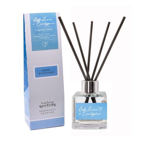 Best Kept Secrets Soft Linen & Eucalyptus Reed Diffuser - 100ml  £13.49