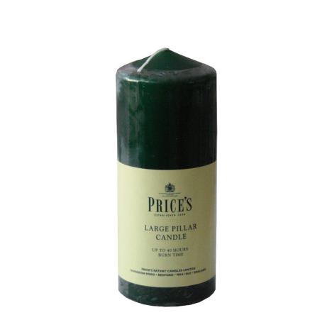 Price&#39;s Evergreen Pillar Candle 15cm