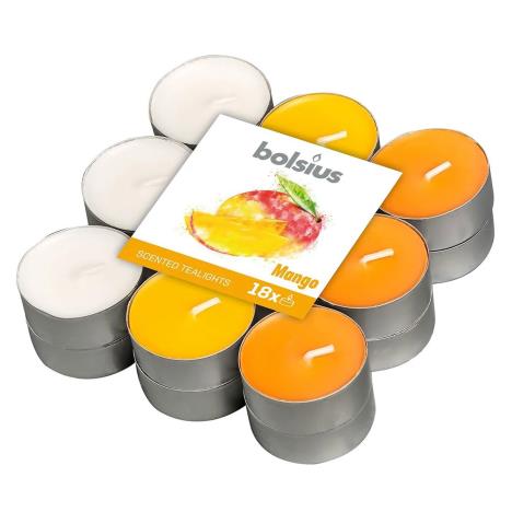 Bolsius Mango 4 Hour Tealights (Pack of 18)  £4.94