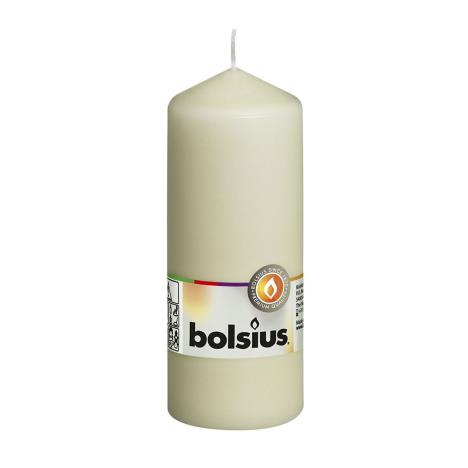 Bolsius Ivory Pillar Candle 15cm x 6cm