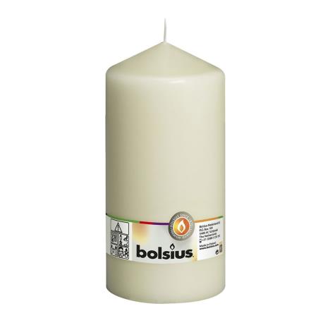 Bolsius Ivory Pillar Candle 20cm x 10cm